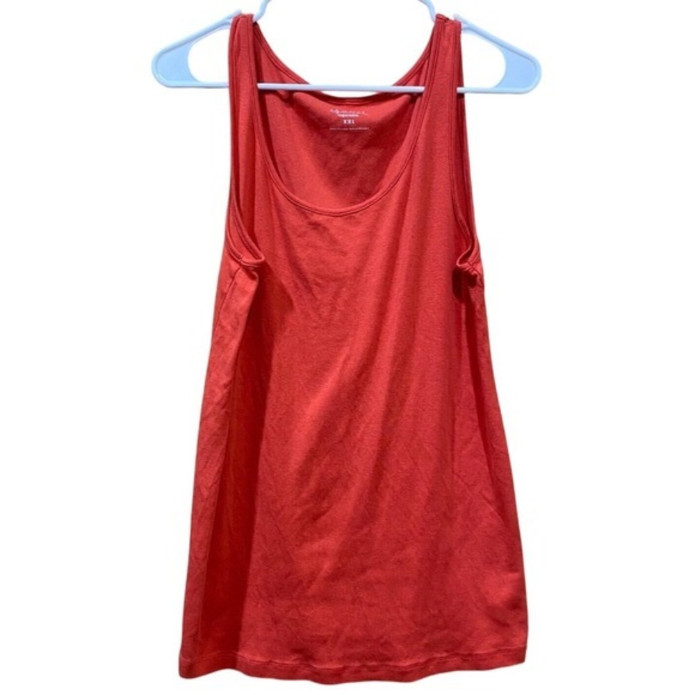 Isabel Ingrid Maternity Coral Tank‎ Top Sleeveless Knit Casual Everyday Top XXL